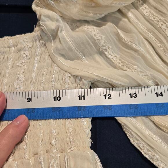 Altar'd State Isabella Dress Ivory Size XS Boho Fairycore - Picture 6 of 12